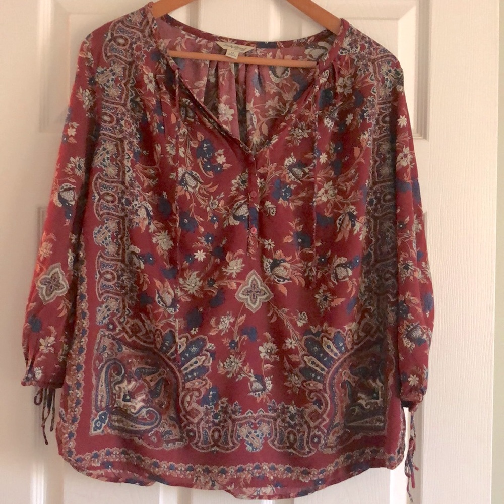 Lucky Brand boho-style top